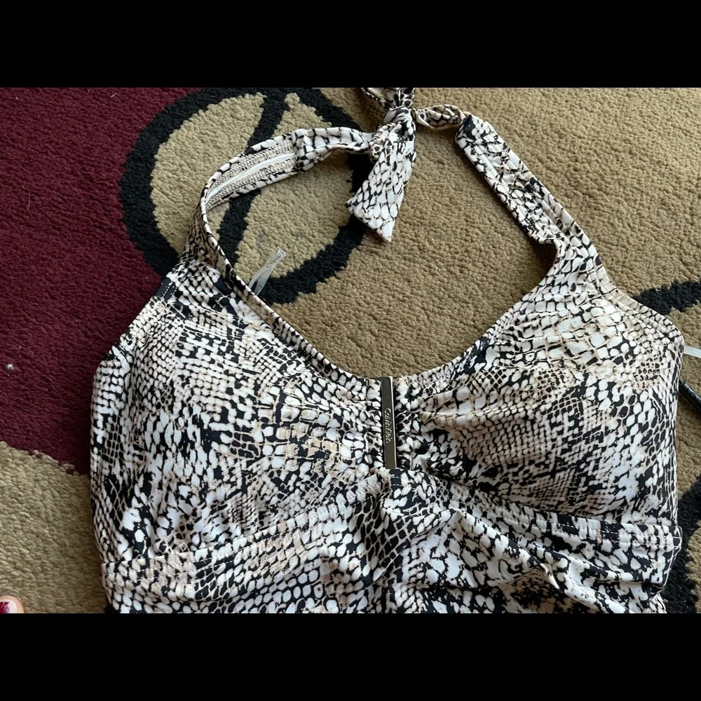 Super Cute Calvin Klein Tankini with 2 Bottoms - Sz S